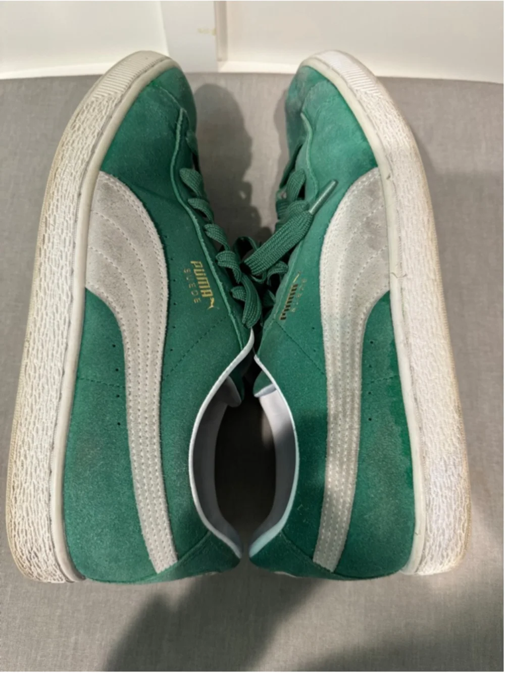 Men's Puma Suede NBA Boston Celtics-Green White Sneakers Size 11